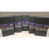 Sony Vhs Broadcast Video Cassette St-60 5 Pz