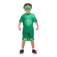 Fantasia Infantil Pijama Mask Lagartixo C/rabo - 1 A 12 Anos