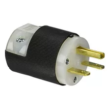 Hbl5666 c Plug, 15 amp, 250 v, 6  15p, Blanco/negro