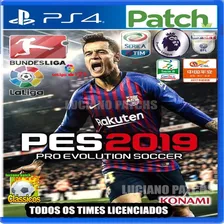 Patch Pes 2019 Ps4 Confira Nada De Fake Tudo Licenciado Show