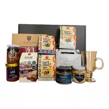 Box Premium Café De Trigo 4el Regalo Perfecto Tesoro Gourmet