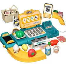 Juego Jovow Cash Register Para Niñas Y Niños, 36 Unidades