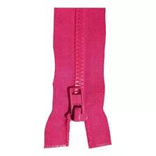 Zíper Para Jaquetas, Bolsas Extra Forte Cor Rosa Chiclete 70cm Cod X43