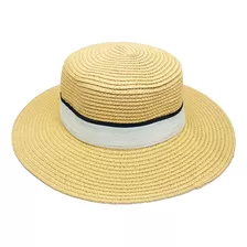 Pava Sombrero Mujer Dama Playa Cordobes Sol Gorro Fedora Uv