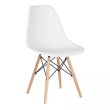 Cadeira Eames Jantar Cozinha Wood Dsw Eiffel Branco