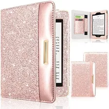 Funda Para Kindle Paperwhite 2018, Glitter Rose