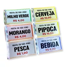 2000 Fichas Bar Personalizado Ticket Bar Festas Consumação 