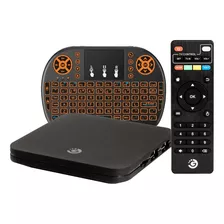 Combo Goldtech Tv Box Gbox Lite 4k Uhd + Teclado Inalámbrico