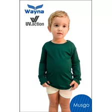 Blusa Infantil Proteção Uv Action Uv50+ Wayna Cores Lisa 