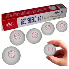 Caja De 6 Pelotas Ping Pong 1/2 40mm Red Shield Sport 