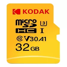 Cartão De Memoria Kodak Sdhc Uhs-i U3 V30 A1 100mbs 4k 32 Gb