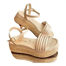 Sandalias Planas Yute Dama Ref. 212