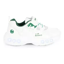 Bubblegummers Zapatillas Con Luces Para Niño Blanco