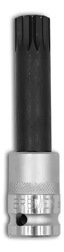 Llave Tubo Punta Multiestria Tamper Bremen 16x100 - 1/2 5825 Gris