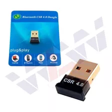 Adaptador Usb Bluetooth Dongle 4.0 Receptor Audio Pc Fone