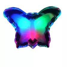 Pack X10 Luz De Noche A Leds Mariposa Multicolor Super Pack