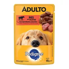 Alimento Húmedo Pouch Pedigree Adulto Res 100g