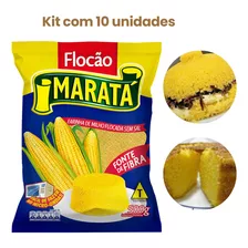 Flocão De Milho Maratá Cuscuz Bolo Kit Com 10 Unidades