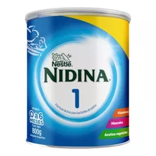 Leche De Fórmula En Polvo Nestlé Nidina 1 800g 