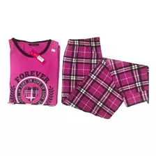 Pijama Invierno Mujer Manga Larga Pantalon Piache Piu 462