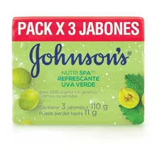 Jabon Johnsons Nutri Spa Refrescante Uva Verde