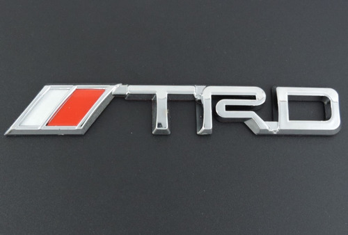 Emblema Palabra Trd Cromo Para Toyota Foto 2