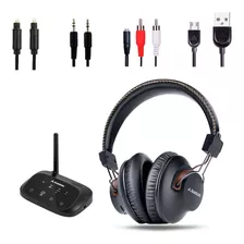 Avantree Hthrs Auriculares Inalámbricos Bluetooth Para Ver Color Negro