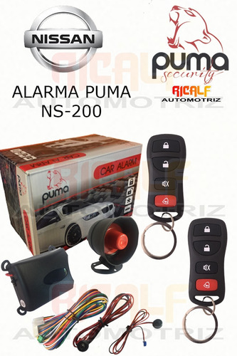 Auto Alarma Automotriz Tipo De Agencia Ns-200 Nissan Foto 2