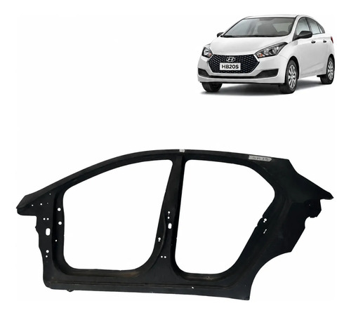 Lateral Esquerda Hyundai Hb20 Hatch 13/19 Sm15 - Hyundai - Código 180368344809