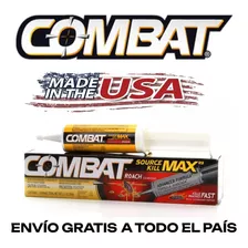 Combat Max Gel 60 Gramos Para Cucarachas Y Chiripas Original