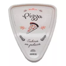 Pote Pizza Triangular 1,2l De Plástico - Plasútil