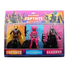 Figuras Fortnite Game Pack 3 Pc Batalla Niños Colección