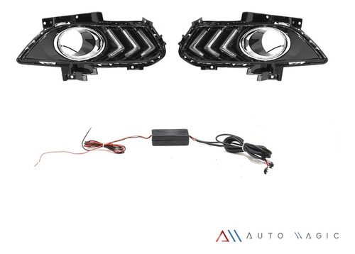 Rejillas Luz De Dia Ford Fusion 2013 2014 2015 2016 C/led Foto 3