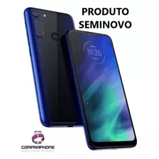 Moto One Fusion 128gb Azul - Muito Bom - Usado