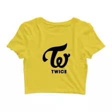 Cropped Twice Música Coreana Kpop Grupo Blusa Feminina