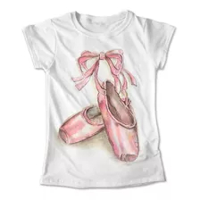 Blusa Danza Colores Playera Zapatillas De Ballet 045