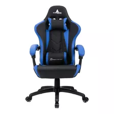 Silla Gamer Iceberg Gc80 Reposabrazos Acolchados Azul