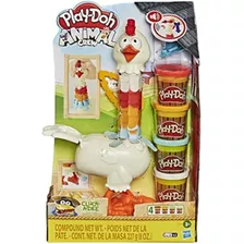 Arcilla Play-doh Animal Crew Cluck-a-dee Feather Fun Chicken