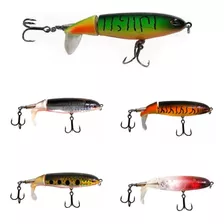 Kit C/4 Iscas Hawk 90 (whopper Popper) Original Lizard