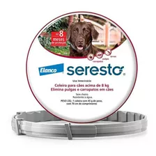 Coleira Seresto Cães Acima De 8kg Original - Envio Imediato