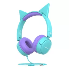 Promate Jewel.aqa Headphones Para Niños C/mic Celeste