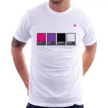 Camiseta Rock Color Guide Camisa Masculina