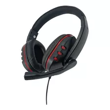 Headset Gamer Profissional Para Jogos/computador Vermelho 