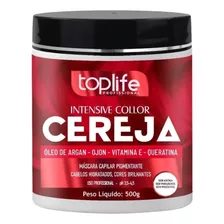  Matizador E Tonalizante Vermelho Cereja Toplife 500g