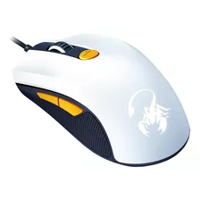 Mouse Gamer De Juego Genius Scorpion M8-610 White Y Orange