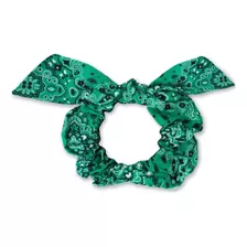 Scrunchie Lacinho Lenço Verde Piuka