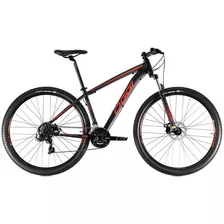 Bicicleta Aro 29 Oggi Hacker Sport 21v Preto/vermelho/dourad Cor Preto Tamanho Do Quadro 15.5