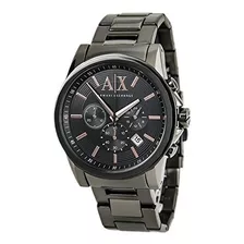 Acero Ax2086 Reloj Gris Plateado Inoxidable Ip Del Intercamb