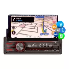 Aparelho De Som Automotivo Bluetooth Suporte Celular Usb Sd