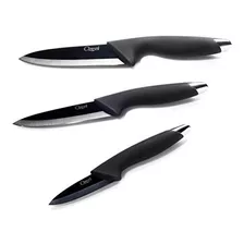 Ozeri Ozk1 Elite Chef Ceramic 3piece Knife Set Negro